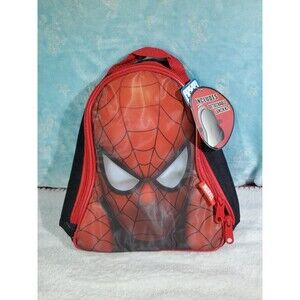 2008 Marvel Spiderman Dome Shaped Insulated Lunch Bag/Box NWT Fab Starpoint
